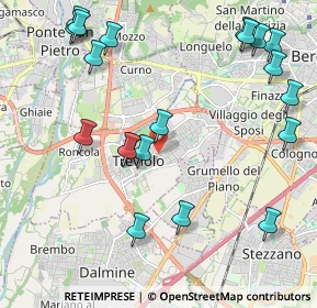 Mappa Via Tasso T., 24048 Treviolo BG, Italia (2.518)