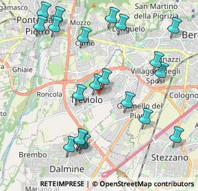 Mappa Via Tasso T., 24048 Treviolo BG, Italia (2.323)