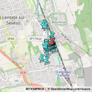 Mappa Via Rimembranze, 20823 Lentate sul Seveso MB, Italia (0.184)