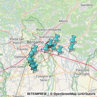 Mappa Via Lazzaretto, 24068 Seriate BG, Italia (5.824)