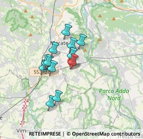 Mappa Via Salette, 23878 Verderio superiore LC, Italia (2.63)