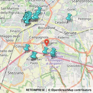 Mappa Via Leonardo Da Vinci, 24050 Orio al Serio BG, Italia (2.42579)
