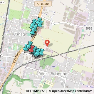 Mappa Via dei Soldani, 23875 Osnago LC, Italia (0.42593)