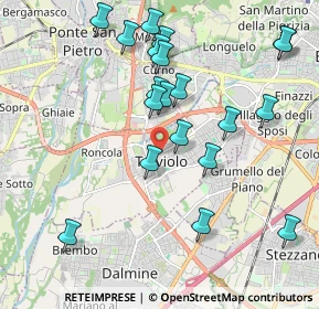 Mappa Via Molino, 24048 Treviolo BG, Italia (2.0925)