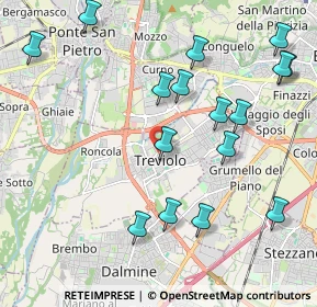 Mappa Via Molino, 24048 Treviolo BG, Italia (2.32438)