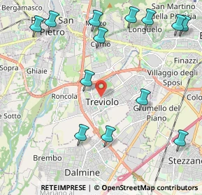 Mappa Via Molino, 24048 Treviolo BG, Italia (2.63308)