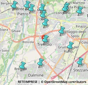 Mappa Via Molino, 24048 Treviolo BG, Italia (2.60867)