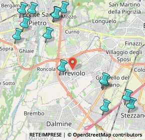 Mappa Via Molino, 24048 Treviolo BG, Italia (2.79643)