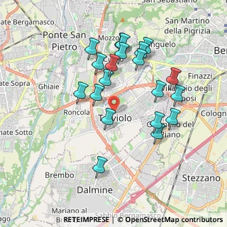 Mappa Via Molino, 24048 Treviolo BG, Italia (1.7985)