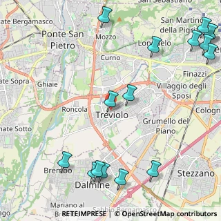 Mappa Via Molino, 24048 Treviolo BG, Italia (3.13063)