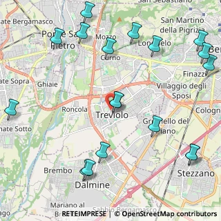 Mappa Via Molino, 24048 Treviolo BG, Italia (2.79111)