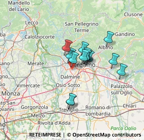 Mappa Via Molino, 24048 Treviolo BG, Italia (9.60286)