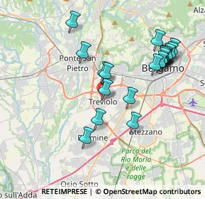 Mappa Via Molino, 24048 Treviolo BG, Italia (3.8955)