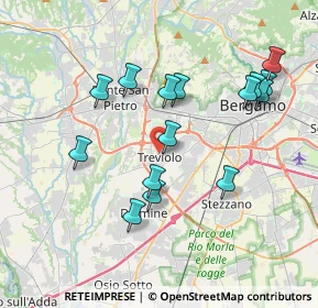Mappa Via Molino, 24048 Treviolo BG, Italia (3.68333)