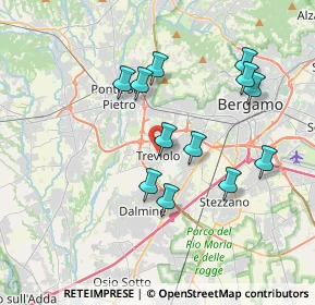 Mappa Via Molino, 24048 Treviolo BG, Italia (3.45)