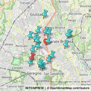Mappa Viale Lombardia, 20843 Verano Brianza MB, Italia (1.63)
