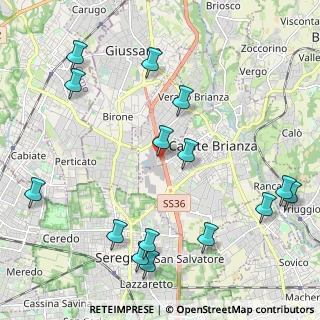 Mappa Viale Lombardia, 20843 Verano Brianza MB, Italia (2.598)