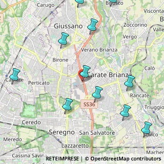 Mappa Viale Lombardia, 20843 Verano Brianza MB, Italia (2.64636)