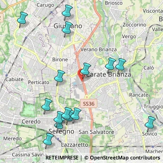 Mappa Viale Lombardia, 20843 Verano Brianza MB, Italia (2.58067)
