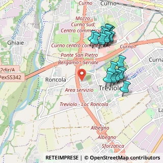 Mappa Via Nelson Mandela, 24048 Treviolo BG, Italia (1.0175)