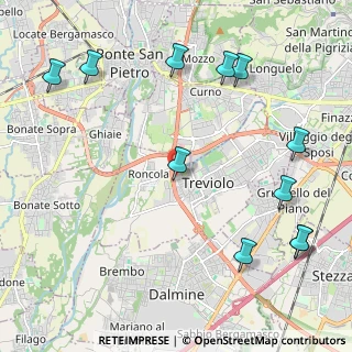 Mappa Via Nelson Mandela, 24048 Treviolo BG, Italia (2.69727)