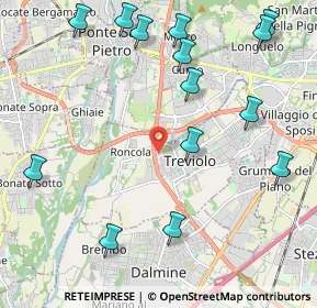 Mappa Via Nelson Mandela, 24048 Treviolo BG, Italia (2.60071)
