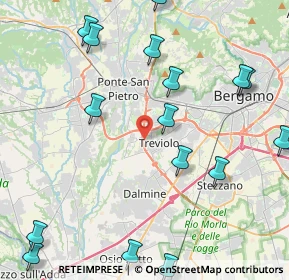 Mappa Via Nelson Mandela, 24048 Treviolo BG, Italia (5.86053)