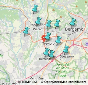 Mappa Via Nelson Mandela, 24048 Treviolo BG, Italia (3.23583)