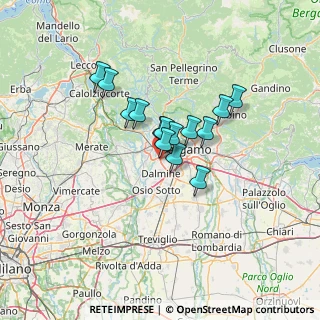 Mappa Via Nelson Mandela, 24048 Treviolo BG, Italia (8.91643)