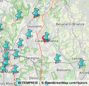 Mappa Entrata, 20841 Carate Brianza MB, Italia (6.43556)