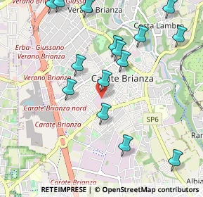 Mappa Entrata, 20841 Carate Brianza MB, Italia (1.205)