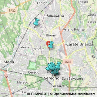 Mappa Via XXIV Maggio, 20833 Giussano MB, Italia (2.13)