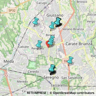 Mappa Via XXIV Maggio, 20833 Giussano MB, Italia (1.909)