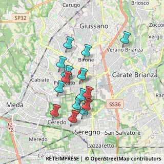 Mappa Via XXIV Maggio, 20833 Giussano MB, Italia (1.50125)