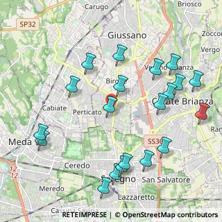 Mappa Via XXIV Maggio, 20833 Giussano MB, Italia (2.336)