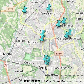 Mappa Via XXIV Maggio, 20833 Giussano MB, Italia (2.16)