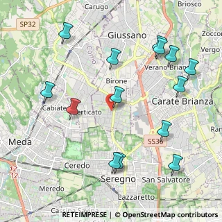 Mappa Via XXIV Maggio, 20833 Giussano MB, Italia (2.39214)