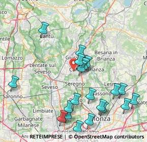 Mappa Via XXIV Maggio, 20833 Giussano MB, Italia (8.9745)