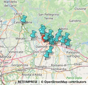 Mappa Via Giuseppe Garibaldi, 24048 Treviolo BG, Italia (8.5725)