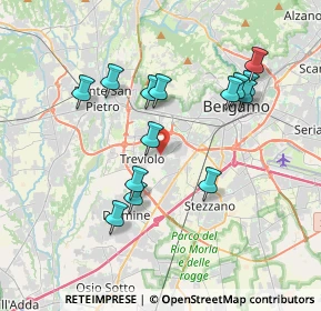 Mappa Via Giuseppe Garibaldi, 24048 Treviolo BG, Italia (3.52357)