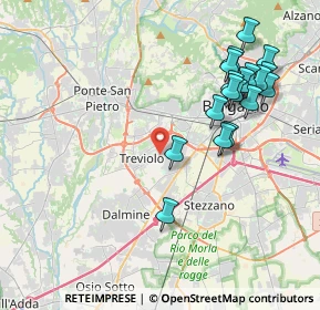 Mappa Via Giuseppe Garibaldi, 24048 Treviolo BG, Italia (4.275)