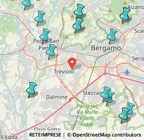 Mappa Via Giuseppe Garibaldi, 24048 Treviolo BG, Italia (5.74944)