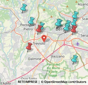 Mappa Via Giuseppe Garibaldi, 24048 Treviolo BG, Italia (4.29692)