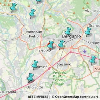 Mappa Via Camillo Benso Conte di Cavour, 24048 Treviolo BG, Italia (5.54818)