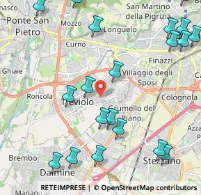 Mappa Via Camillo Benso Conte di Cavour, 24048 Treviolo BG, Italia (2.7605)