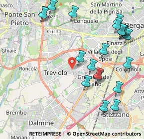 Mappa Via Giuseppe Garibaldi, 24048 Treviolo BG, Italia (2.469)