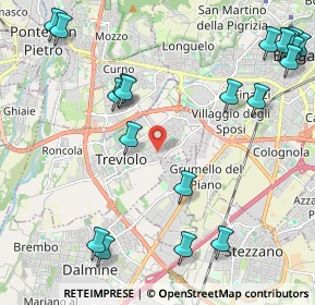 Mappa Via Giuseppe Garibaldi, 24048 Treviolo BG, Italia (2.824)