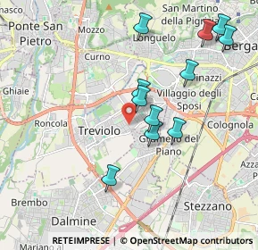 Mappa Via Giuseppe Garibaldi, 24048 Treviolo BG, Italia (1.9)