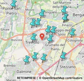 Mappa Via Camillo Benso Conte di Cavour, 24048 Treviolo BG, Italia (2.03)