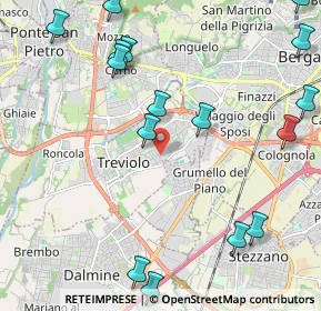 Mappa Via Camillo Benso Conte di Cavour, 24048 Treviolo BG, Italia (2.755)